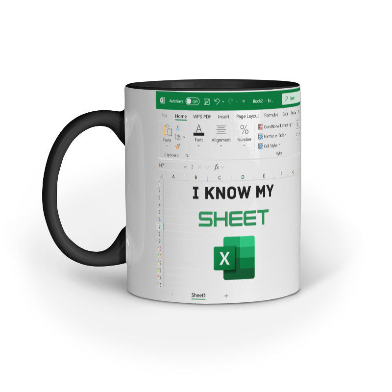 I Know My Sheet" Mug – Confidence in Every Sip